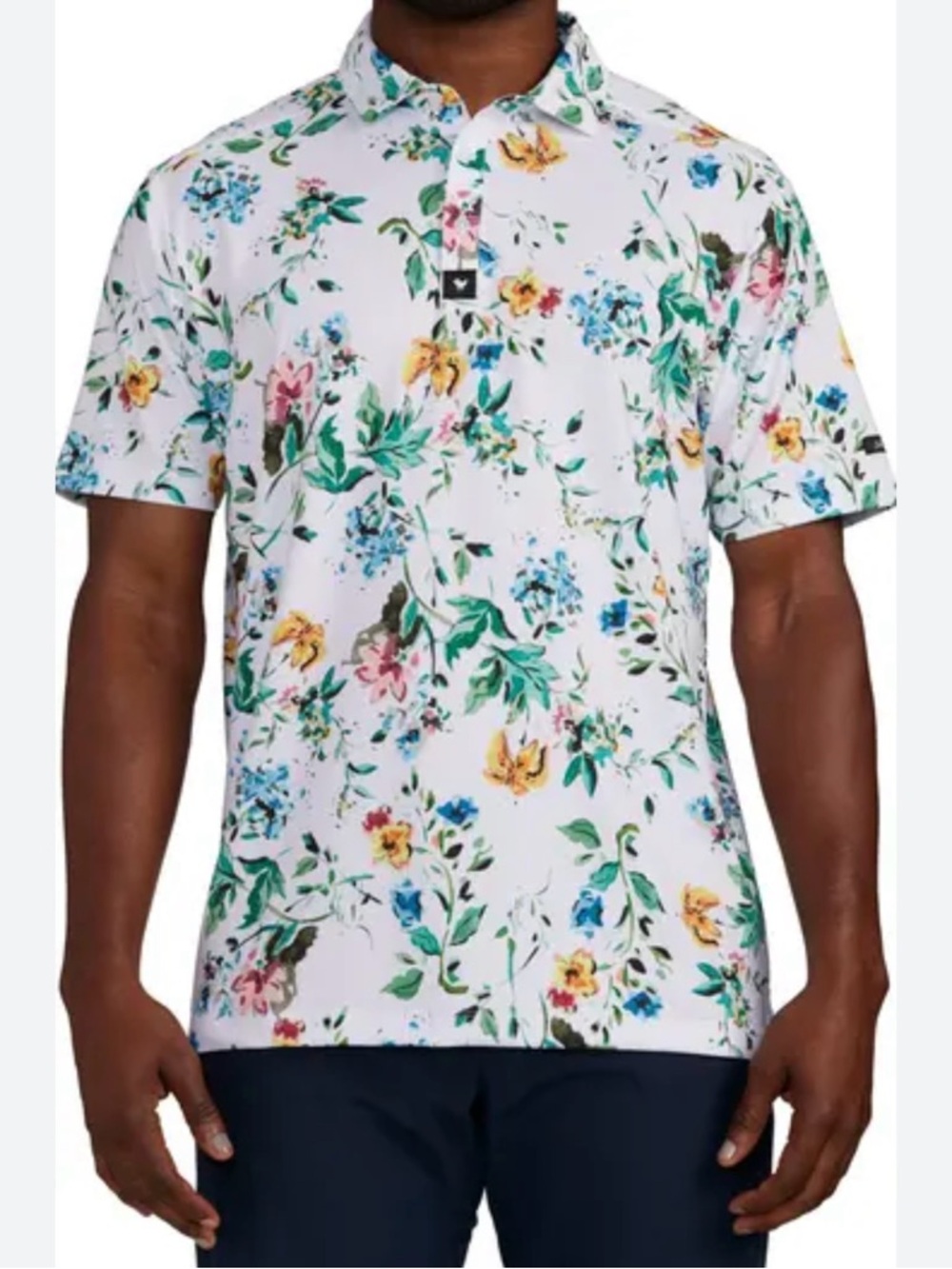 Bad Birdie Poetic Justice
Floral Performance Stretch Golf Polo Size XL